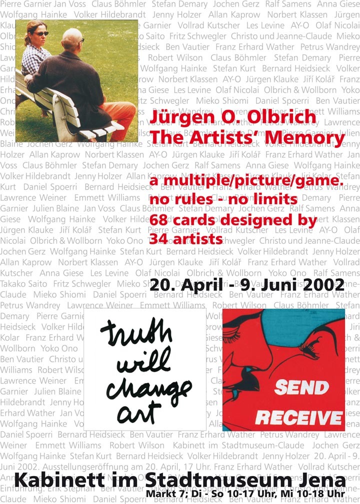 Jürgen O. Olbrich (Kassel). The Artists' Memory
